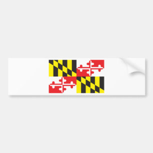 Flag of the state of Maryland Bumper Sticker