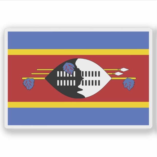Flag of the Swazi people, Republic of South Africa (Front)