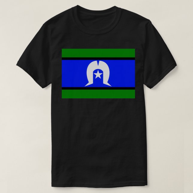 Flag of the Torres Strait Islanders T-Shirt (Design Front)