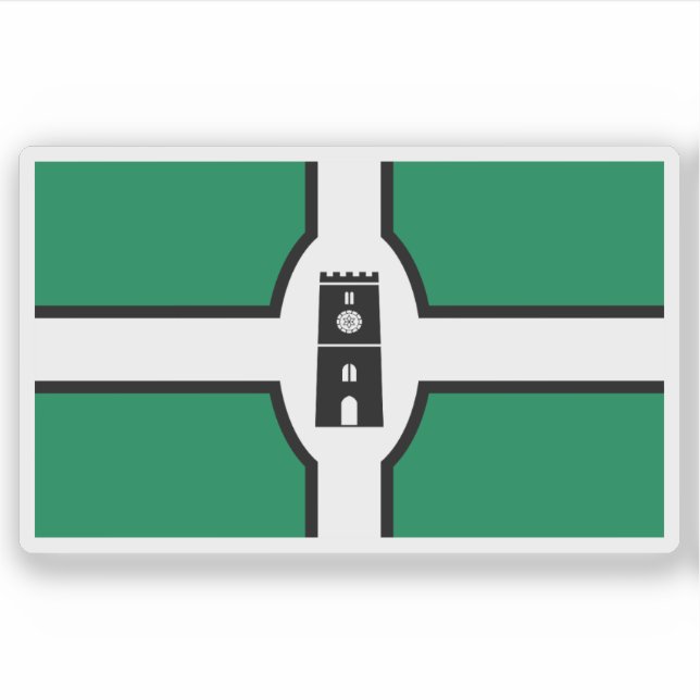 Flag of the town of Newton Abbot, England (Front)