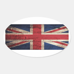 Flag of The UK Oval Sticker
