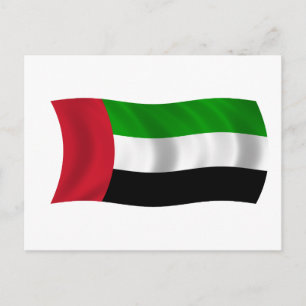 Flag of the United Arab Emirates Postcard