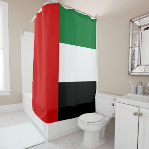 Flag of the United Arab Emirates Shower Curtain
