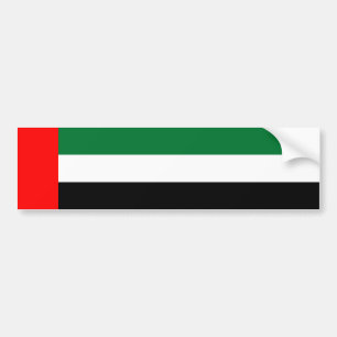 Flag of the United Arab Emirates (UAE) Bumper Sticker