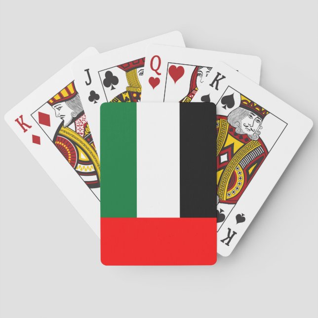 Flag of the United Arab Emirates (UAE) Playing Cards (Back)