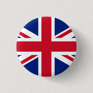 Flag of the United Kingdom 3 Cm Round Badge