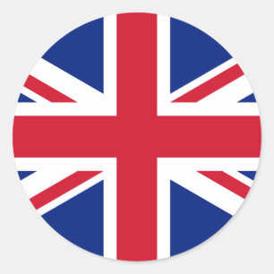 Flag of the United Kingdom Classic Round Sticker