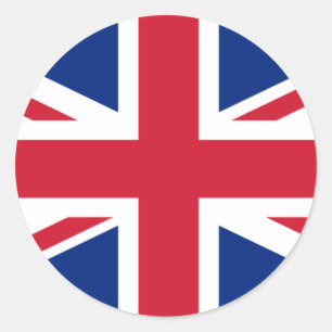Flag of the United Kingdom Classic Round Sticker