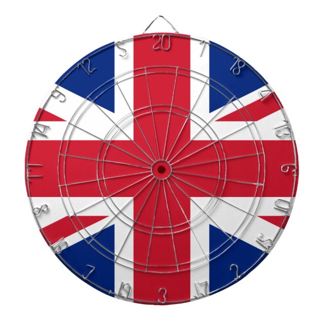 Flag of the United Kingdom Dartboard (Front)
