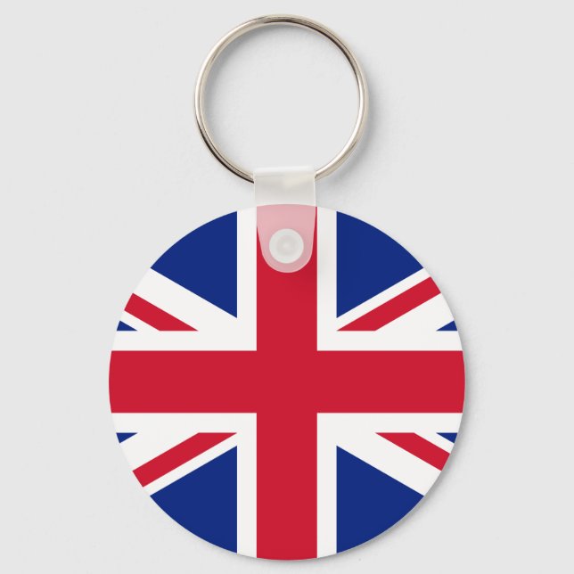 Flag of the United Kingdom Key Ring (Front)