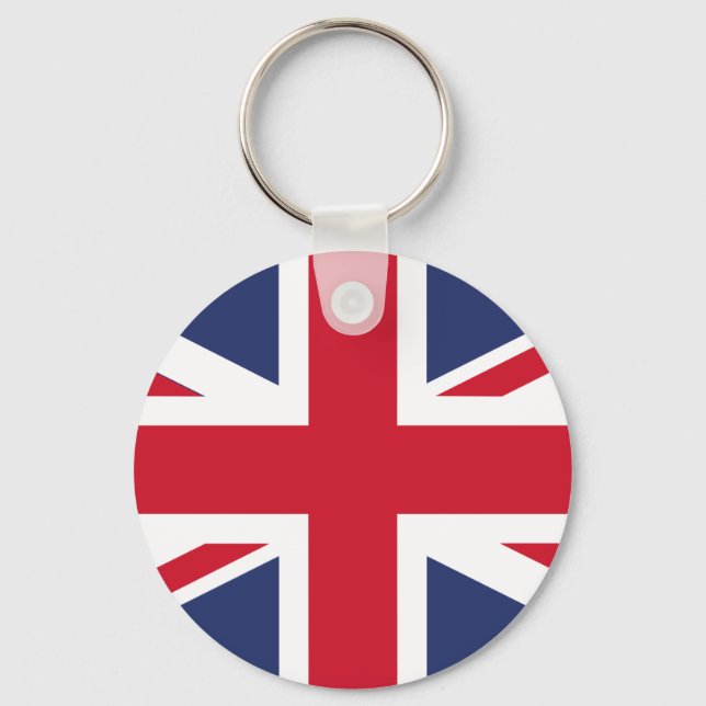 Flag of the United Kingdom Key Ring (Front)