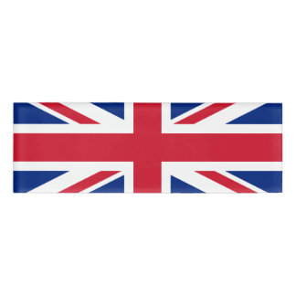 Flag of the United Kingdom Name Tag