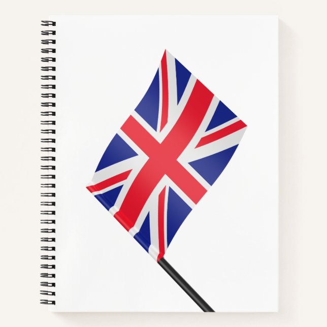 Flag of the United Kingdom Notebook (Front)