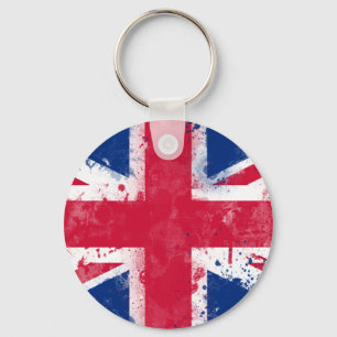 Flag of the United Kingdom or the Union Jack Key Ring