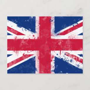 Flag of the United Kingdom or the Union Jack Postcard
