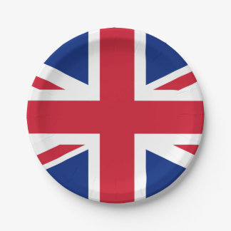 Flag of the United Kingdom Paper Plate