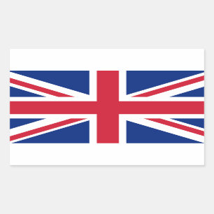 Flag of the United Kingdom Rectangular Sticker