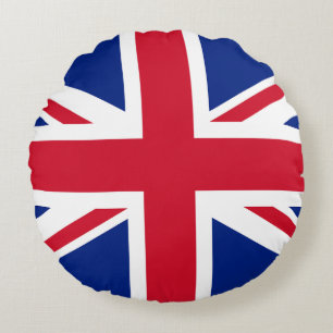 Flag of the United Kingdom Round Cushion