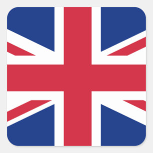 Flag of the United Kingdom Square Sticker