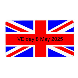 Flag of the United Kingdom VE day 2025
