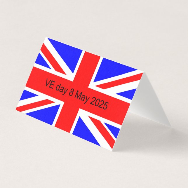 Flag of the United Kingdom VE day 2025  (Front)