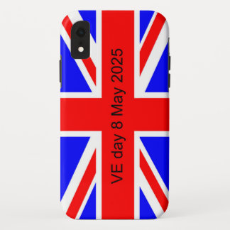 Flag of the United Kingdom VE day 2025  iPhone XR Case