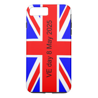 Flag of the United Kingdom VE day 2025  iPhone 8 Plus/7 Plus Case