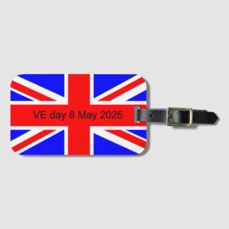 Flag of the United Kingdom VE day 2025 Luggage Tag