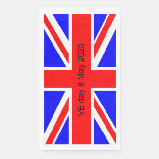 Flag of the United Kingdom VE day 2025 Napkin