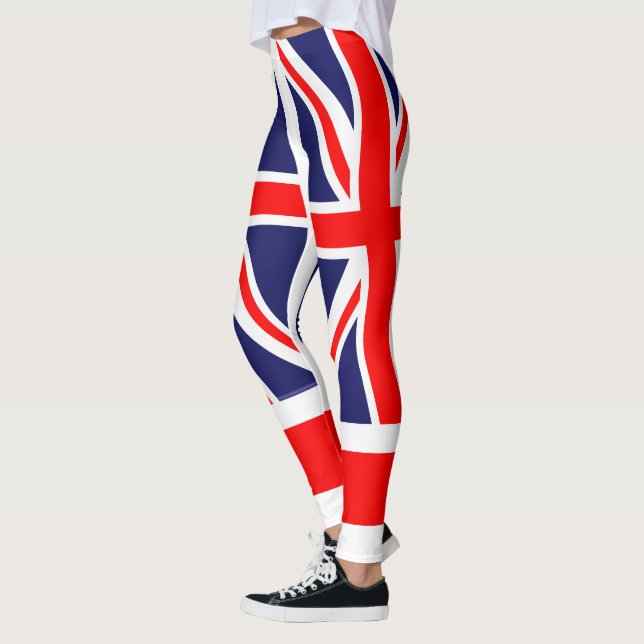 Flag of the United Kingdom + your ideas Leggings (Left)