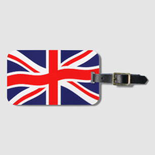 Flag of the United Kingdom + your ideas Luggage Tag