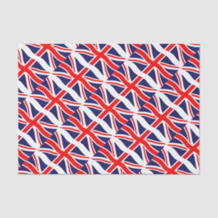 Flag of the United Kingdom + your ideas Tissue Paper