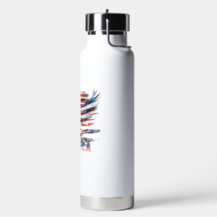 Flag of the United States. America Water Bottle