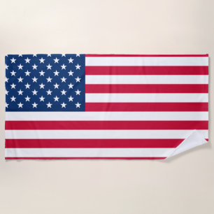 Flag of the United States of America Beach Towel