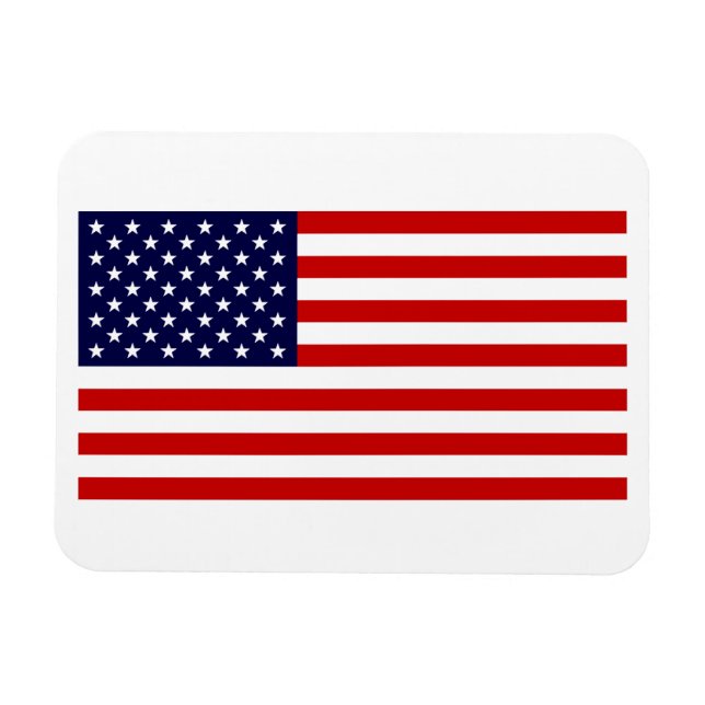 Flag Of The United States Of America Flexi Magnet (Horizontal)