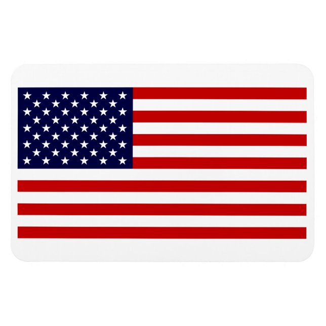 Flag Of The United States Of America Flexi Magnet (Horizontal)