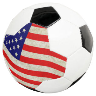 Flag of the United States of America - grungy Football