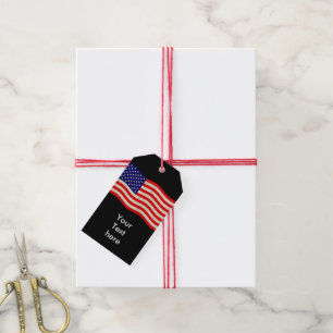 Flag of the United States of America - grungy Gift Tags