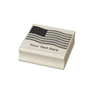 Flag of the United States of America - grungy Rubber Stamp