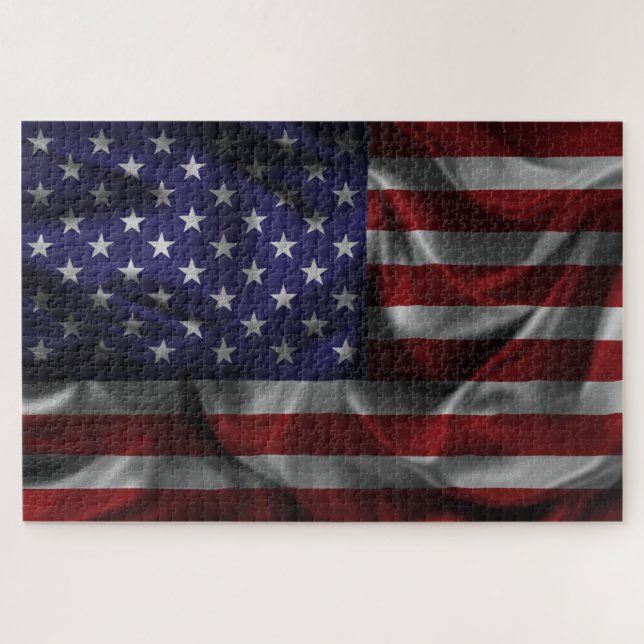 Flag Of The United States Of America Jigsaw Puzzle (Horizontal)