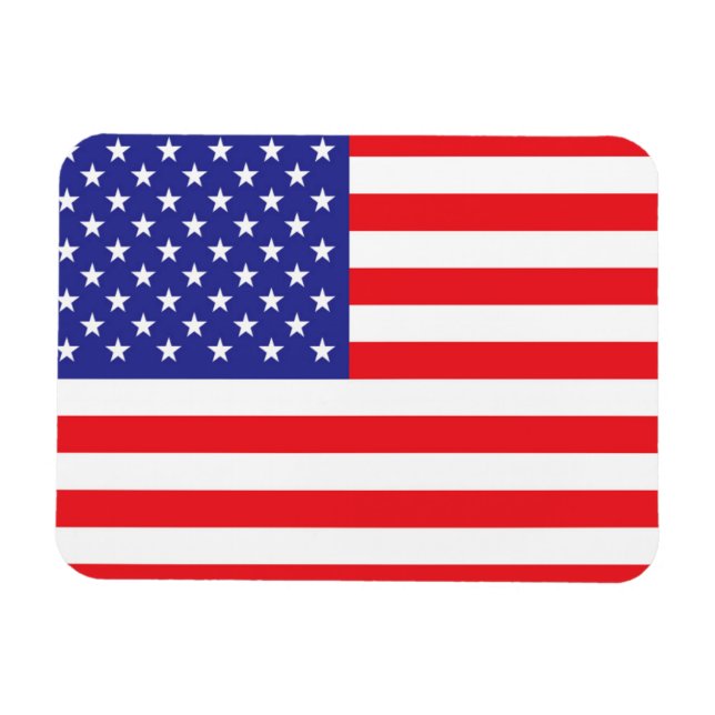 Flag of the United States of America Magnet (Horizontal)