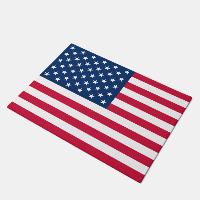 Flag of the United States of America - Patriotic - Doormat (Angled)
