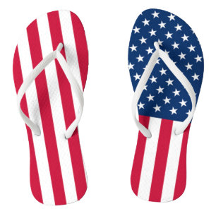 Flag of the United States of America - Patriotic - Flip Flops