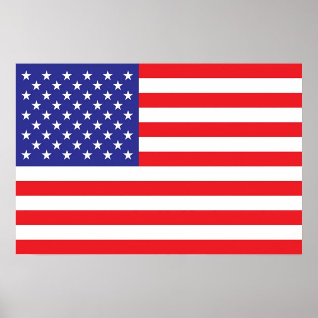 Flag of the United States of America Poster (Front)