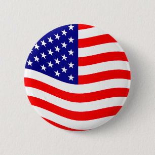 Flag of the United States of America - your ideas 6 Cm Round Badge