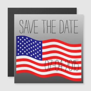 Flag of the United States of America - your ideas Magnetic Invitation