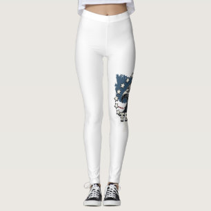  Flag of the United States. President Donald Trump Leggings