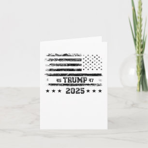 Flag Of The United States.president Donald Trump.r Card