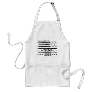 Flag of the United States.President Donald Trump.R Standard Apron