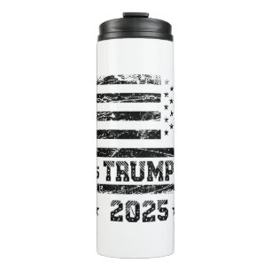 Flag of the United States.President Donald Trump.R Thermal Tumbler